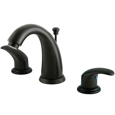 Kingston Brass KB985LL 8 to 16" Widespread Bathroom Faucet, Oil Rubbed Bronze KB985LL
